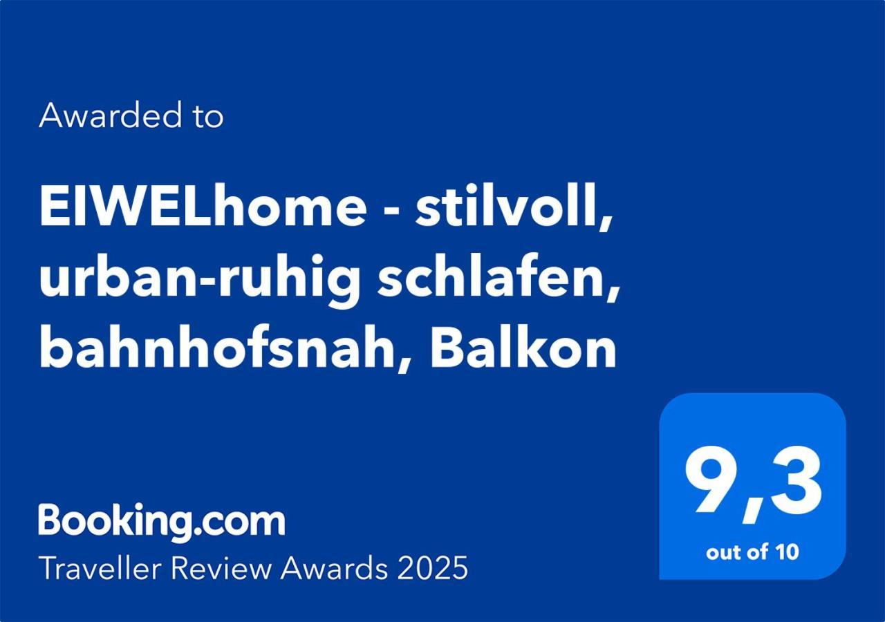 Eiwelhome - Stilvoll, Urban-Ruhig Schlafen, Bahnhofsnah, Balkon Erfurt Exterior foto